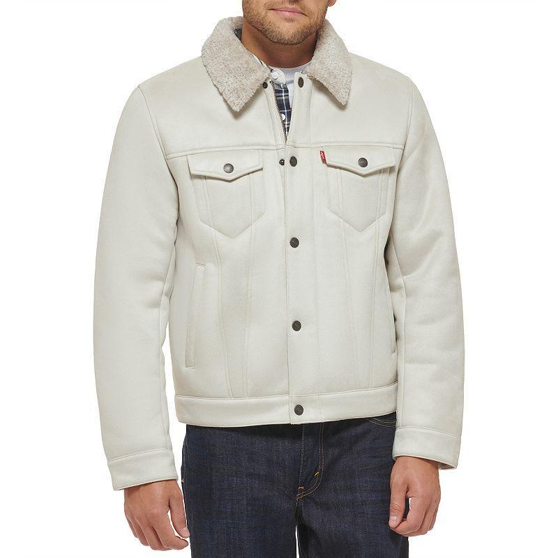 Men's Levi's® Faux-Shearling Trucker Jacket, Size: Large, Brown Product Image