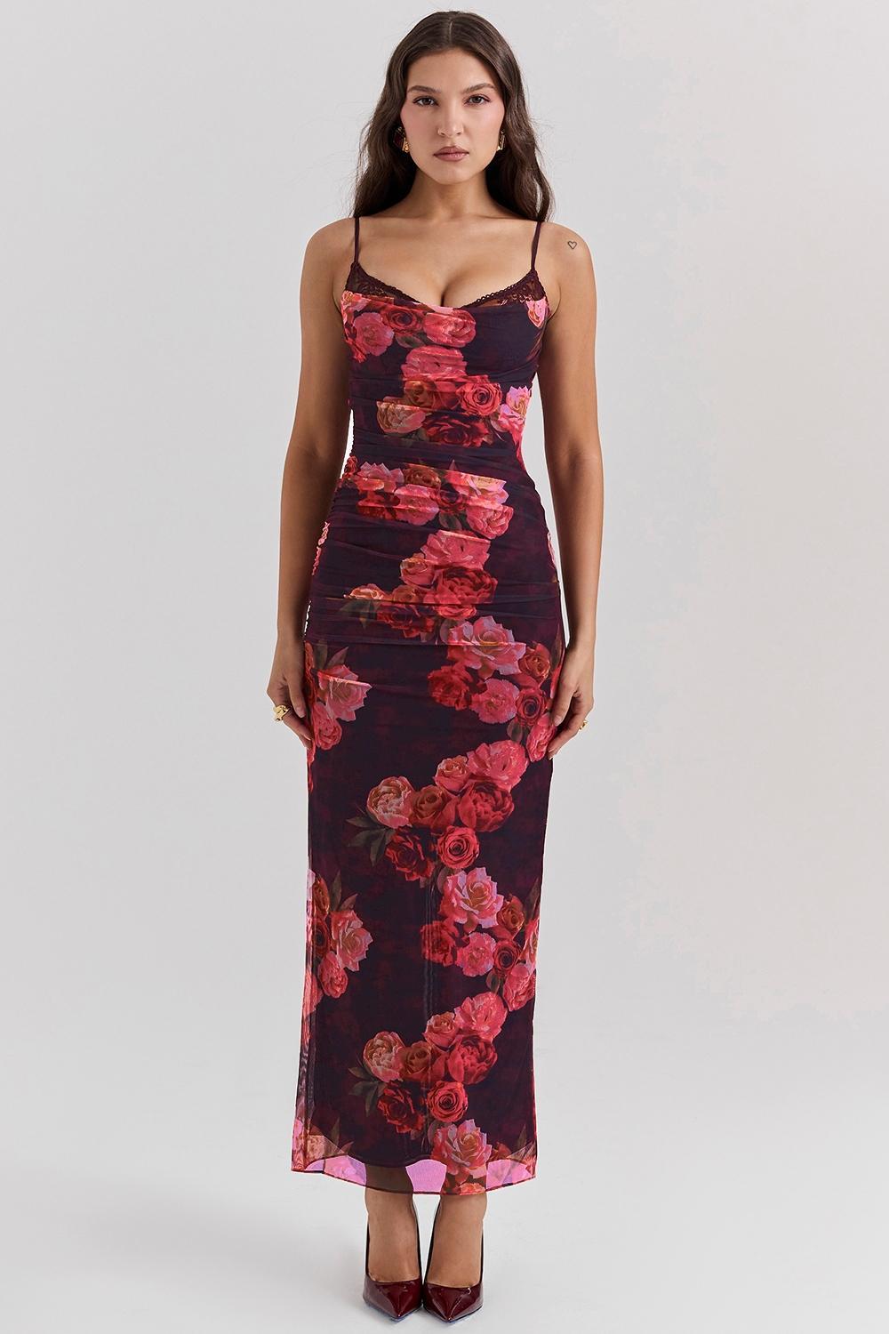 Nalini Romantic Floral Maxi Dress Product Image