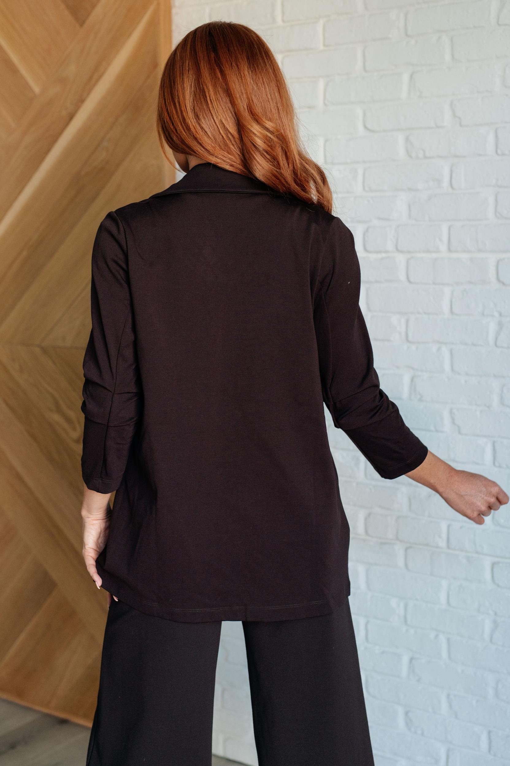 Every Occasion Denim Button Up Jacket Product Image
