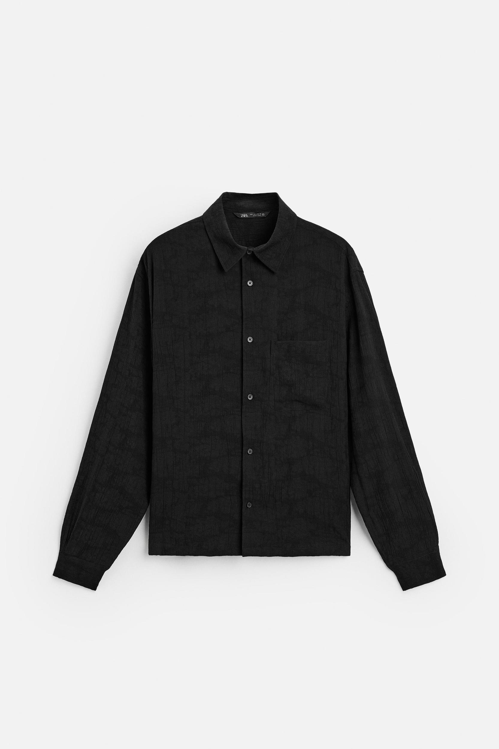 VISCOSE BLEND JACQUARD SHIRT Product Image