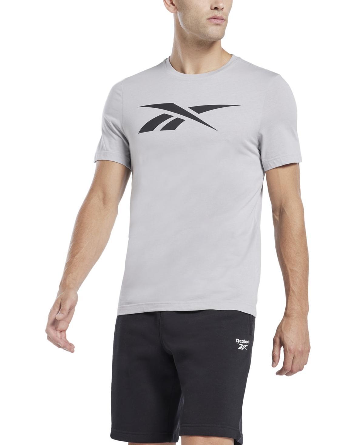 Reebok Mens Vector T-Shirt - White/Vector Red/Vector Blue Product Image