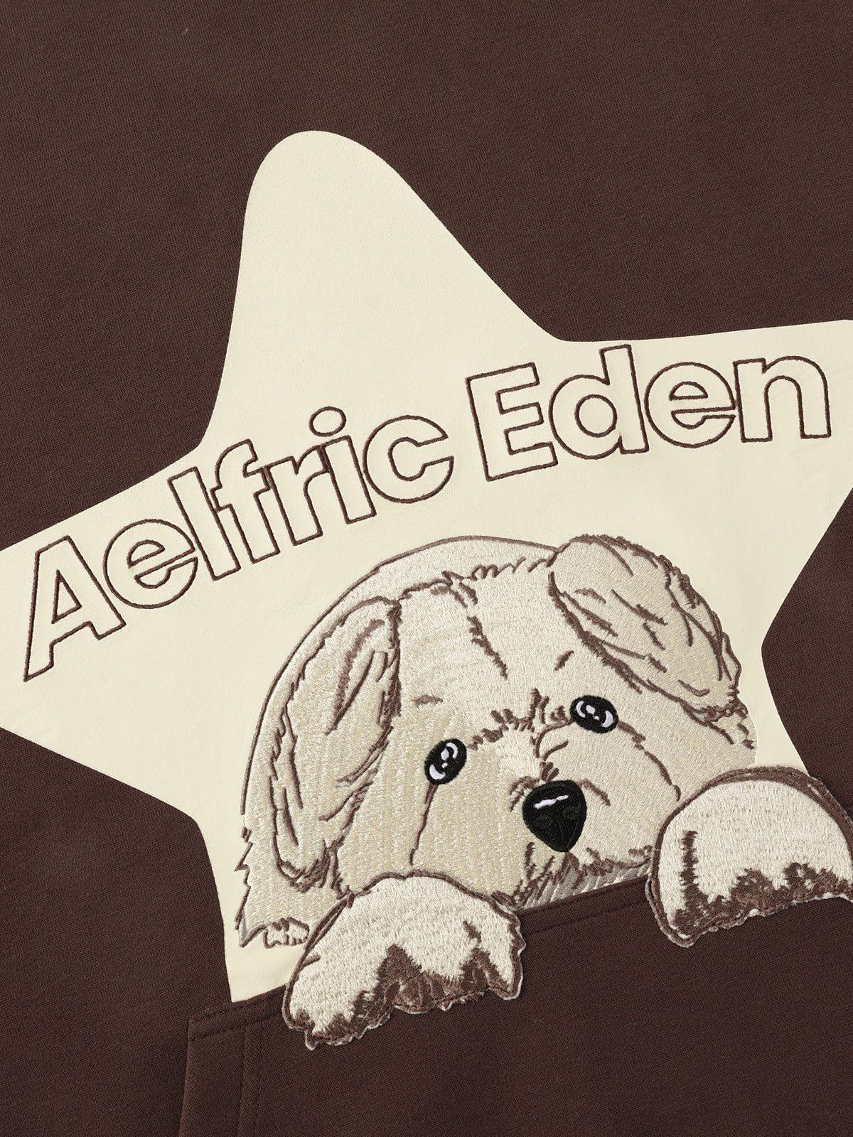 Aelfric Eden Cartoon Dog Eden Star Hoodie Product Image