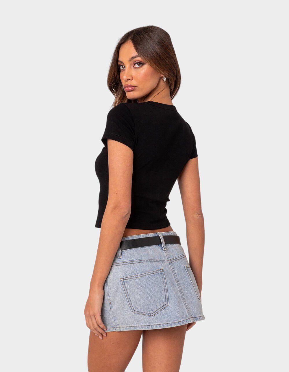EDIKTED Better Basics Cropped Tee Product Image