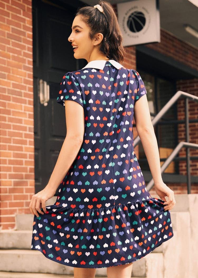 School Days Collared Dress Product Image