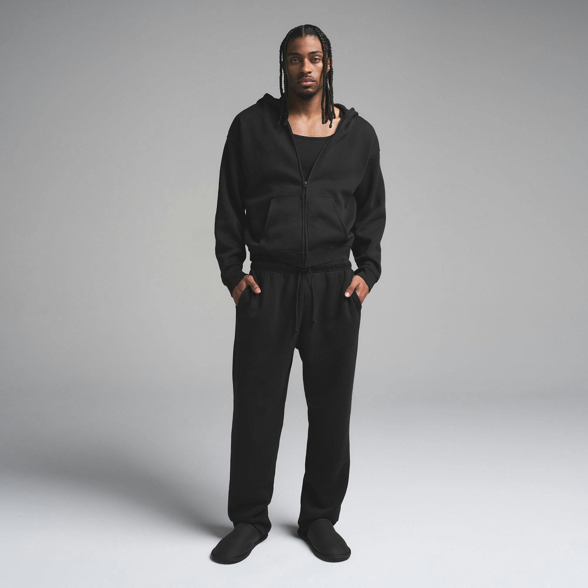 FLEECE LOUNGE MENS CLASSIC STRAIGHT LEG PANT | WASHED ONYX Product Image