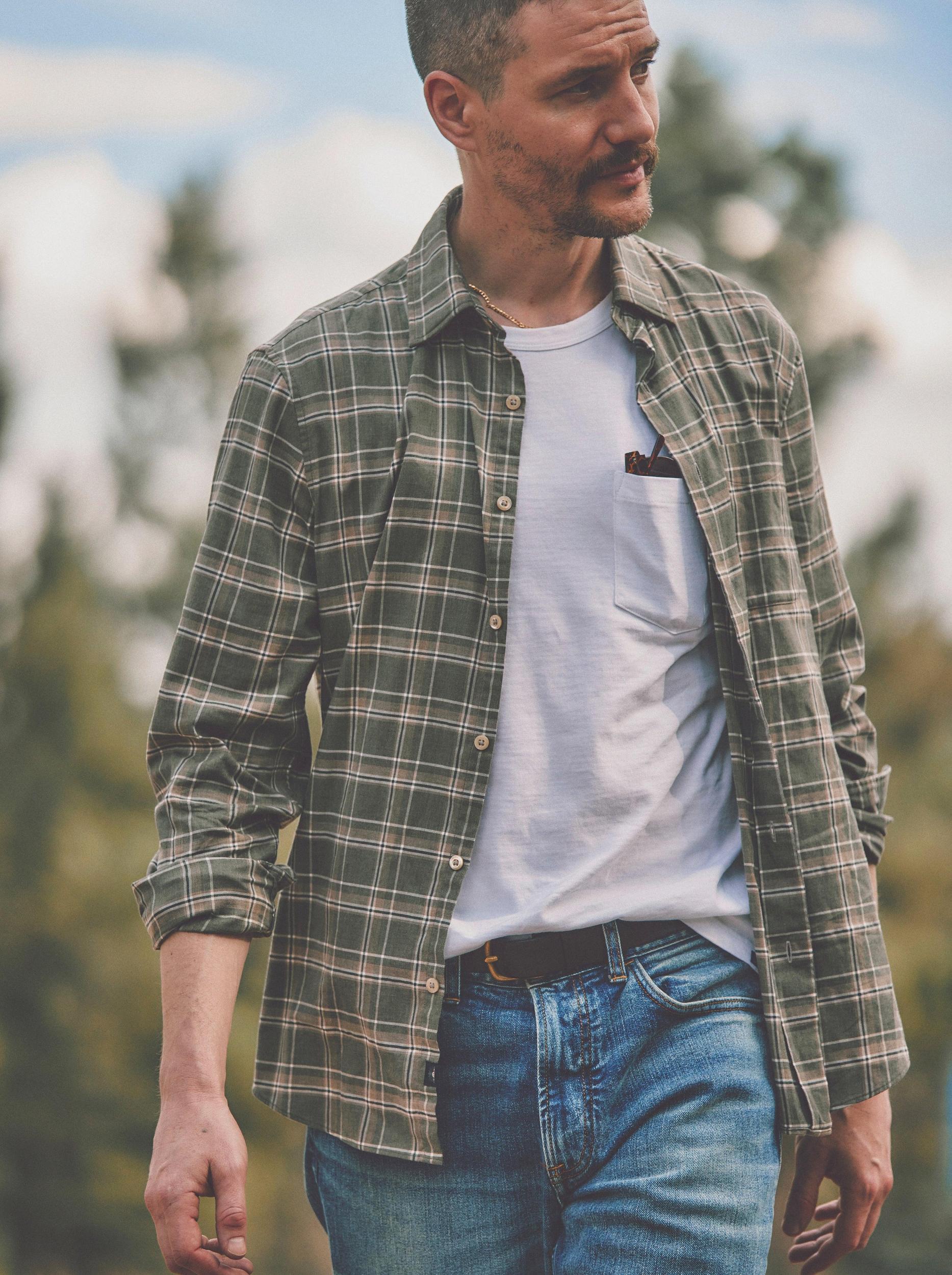 Coastline Knit Shirt - Pleasant Hill Plaid Male Product Image