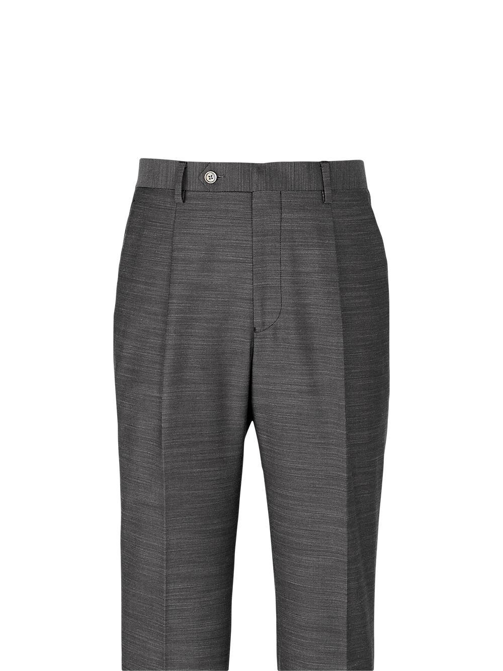 Performance Blend Single Pleat Suit Pants - Charcoal Product Image