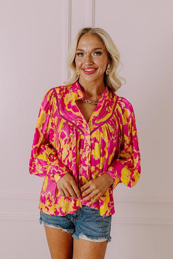 Vacay Happy Hour Shift Top Product Image