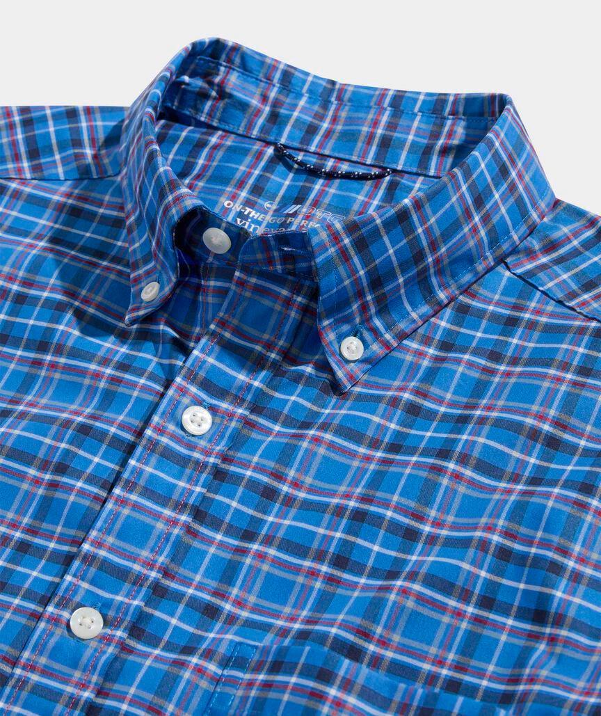Plaid Performance Cotton Shirt Product Image
