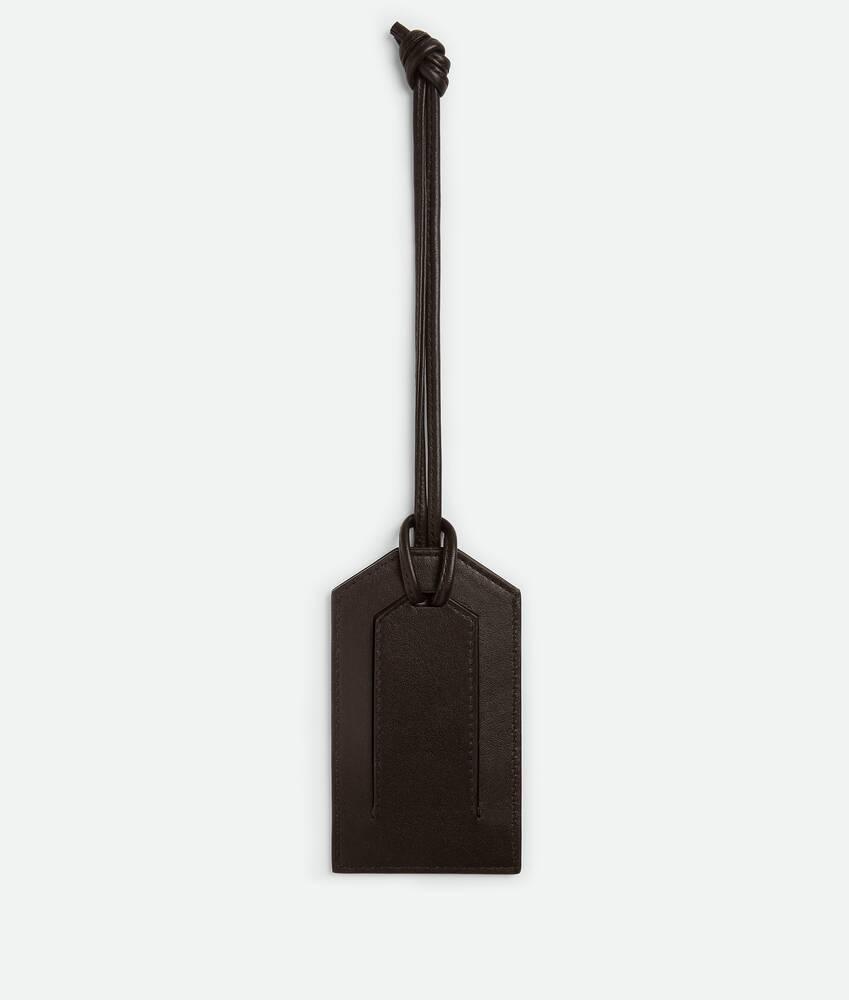 Men's Intrecciato Tag Holder On Strap in Fondant Product Image
