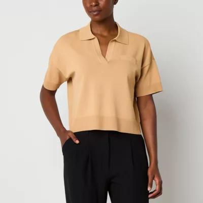 Worthington Womens Elbow Sleeve Pullover Sweater Product Image