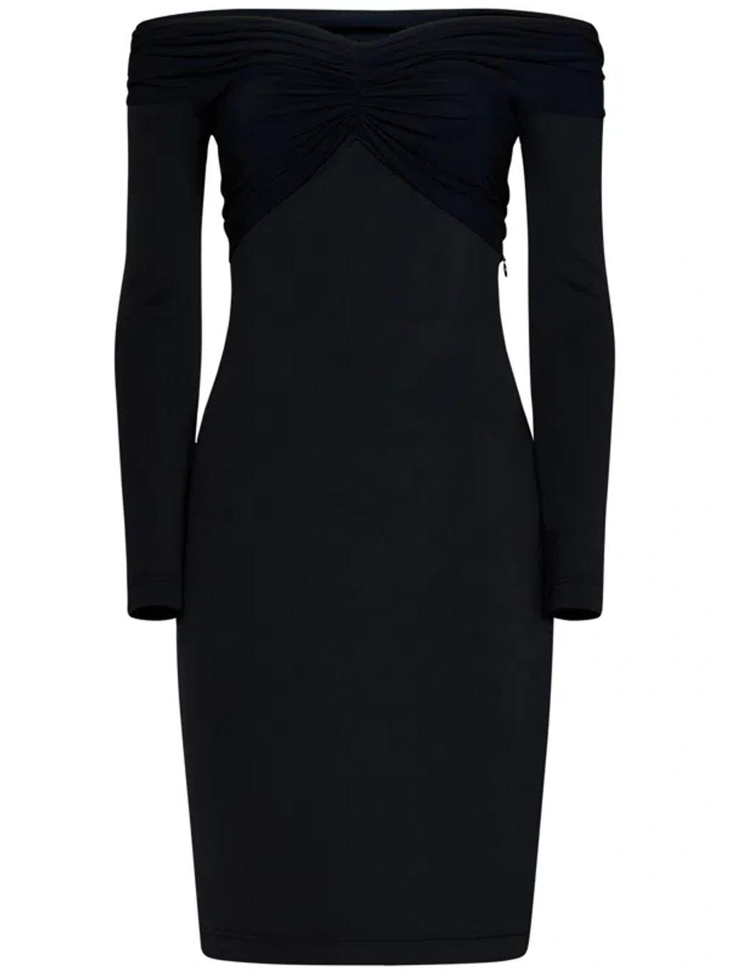 BURBERRY Mini Dress In Black Product Image