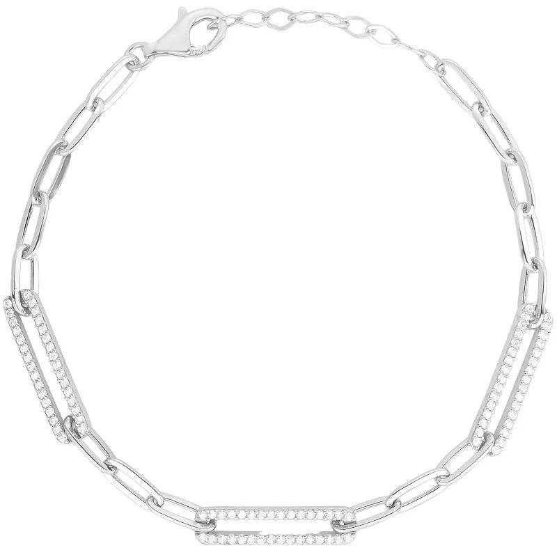 Milanesi And Co Sterling Silver Square Curb Chain Necklace, 22 Product Image