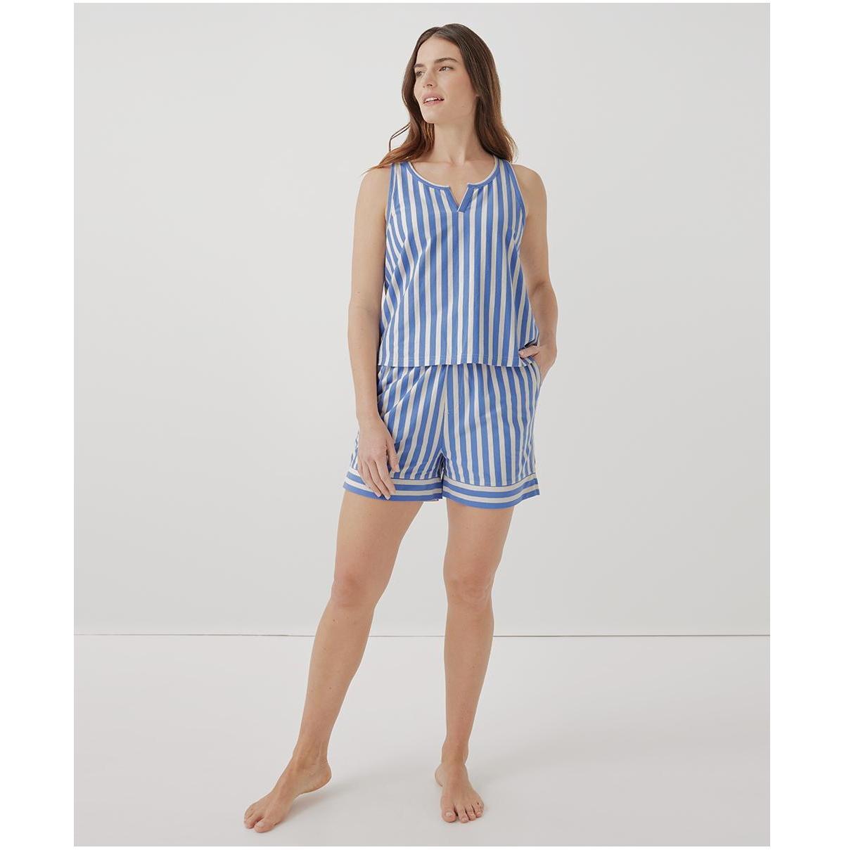 Pact Womens Organic Cotton Staycation Sleep Short Product Image