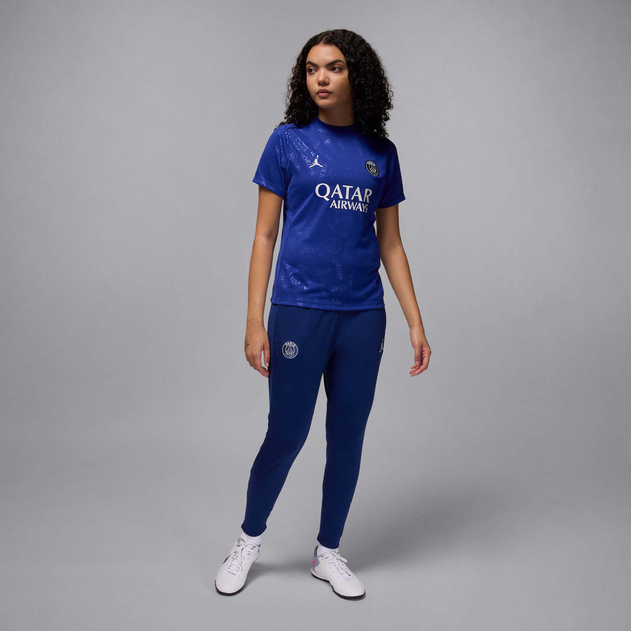 Nike Women's Paris Saint-Germain Academy Pro Fourth Jordan Dri-FIT Soccer Short-Sleeve Pre-Match Top Product Image