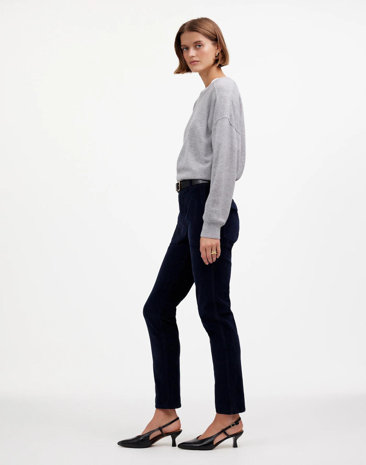 The Tall Slim Straight Trouser Pant in Garment Dye Corduroy Product Image