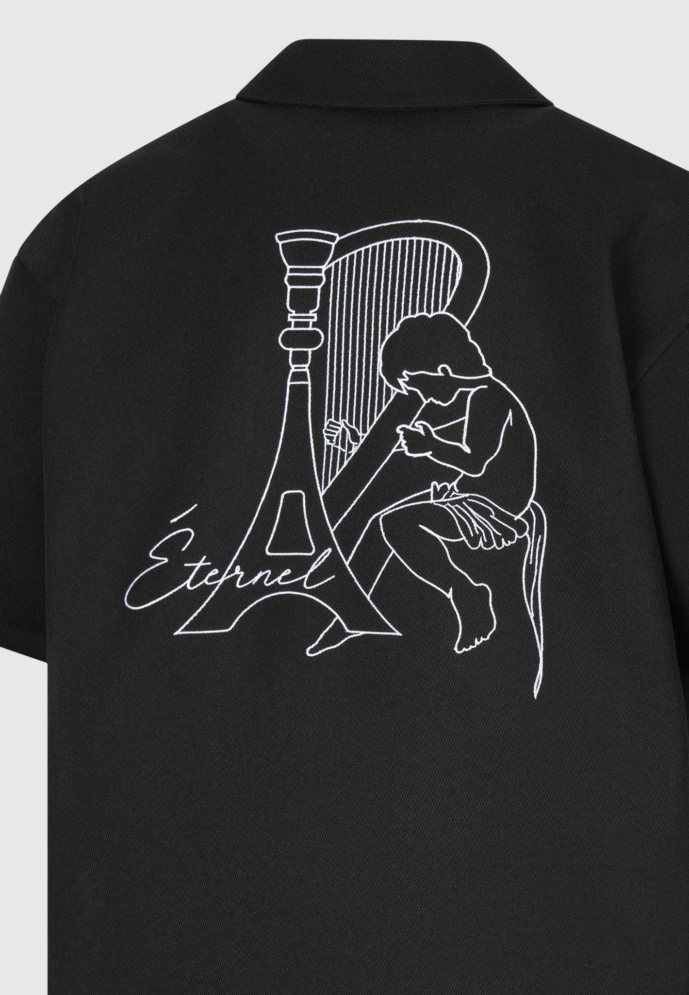 Eiffel Twill Shirt - Black Male Product Image