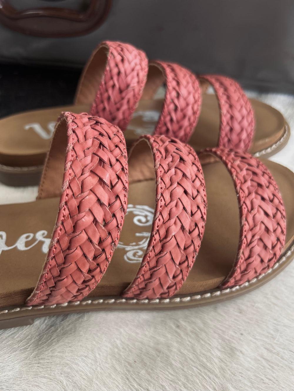 Very G Alba Red Sandals Product Image