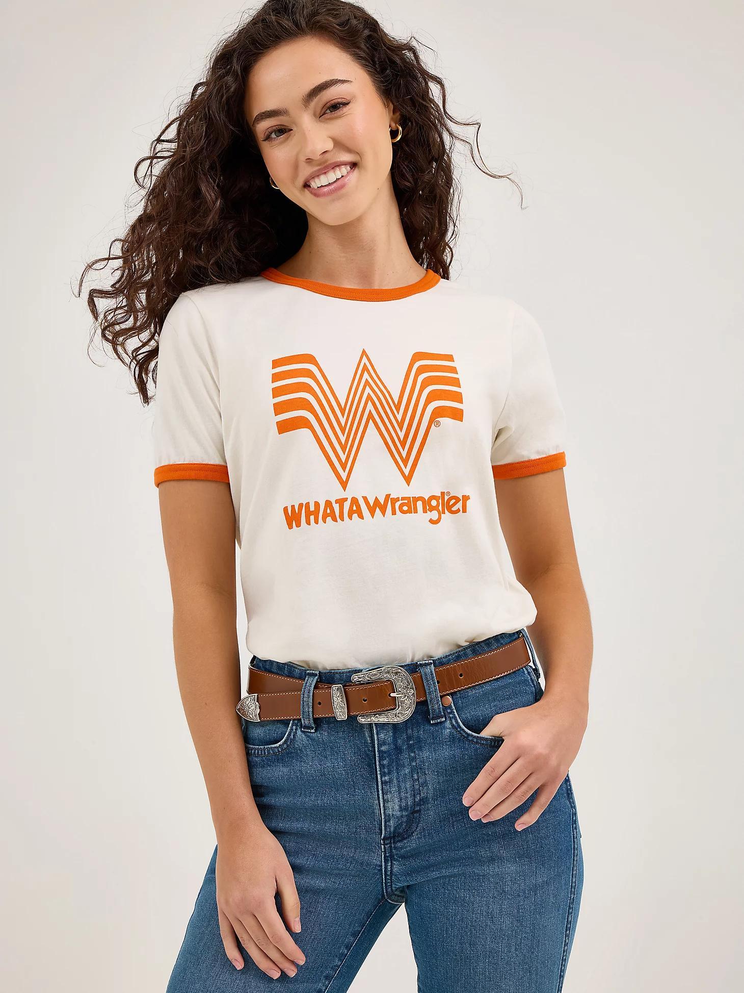 Wrangler x Whataburger Women's Ringer Tee | Women's TOPS | Wrangler® Product Image