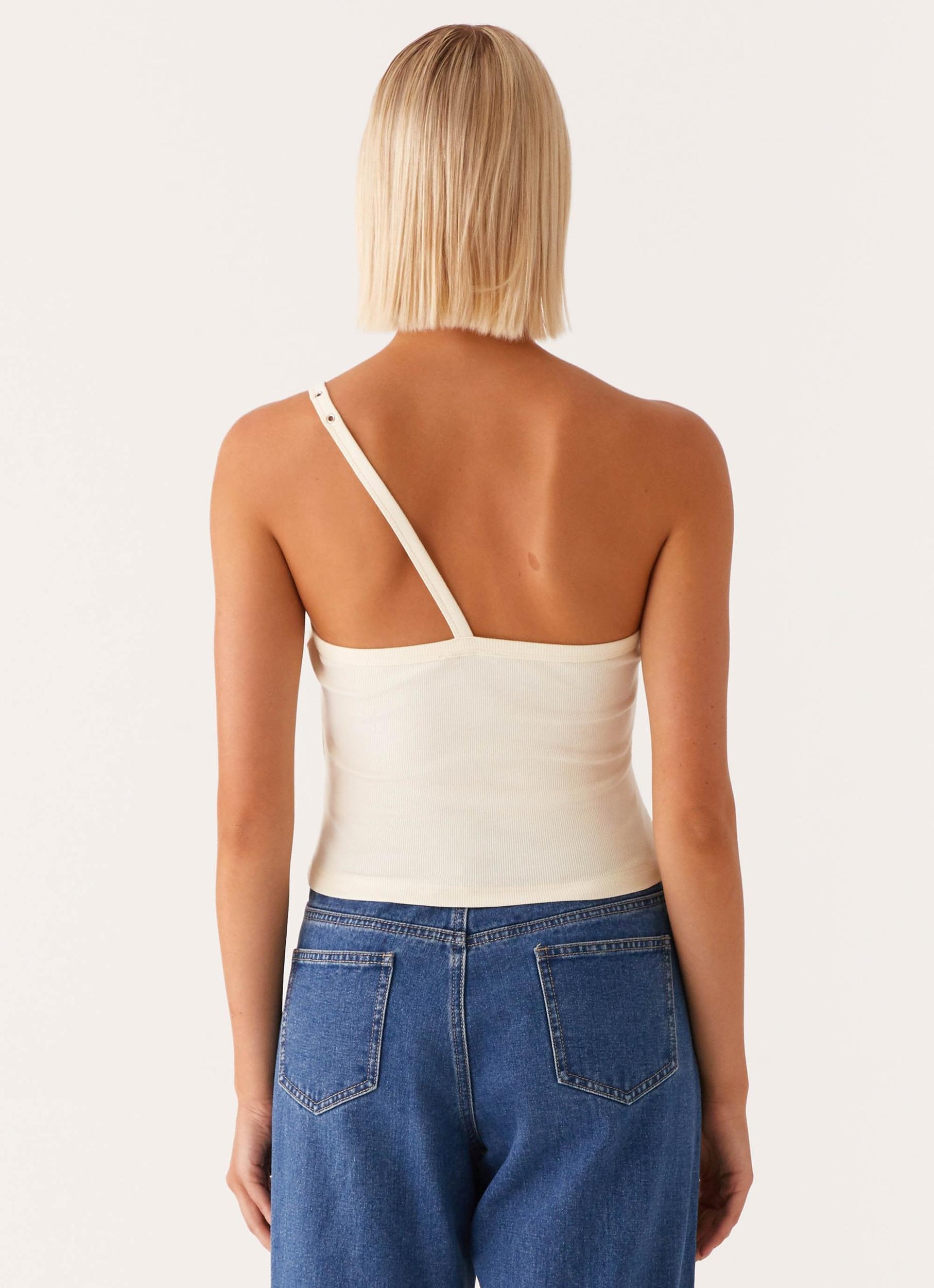 Mataya Buckle Top - Lemon Product Image