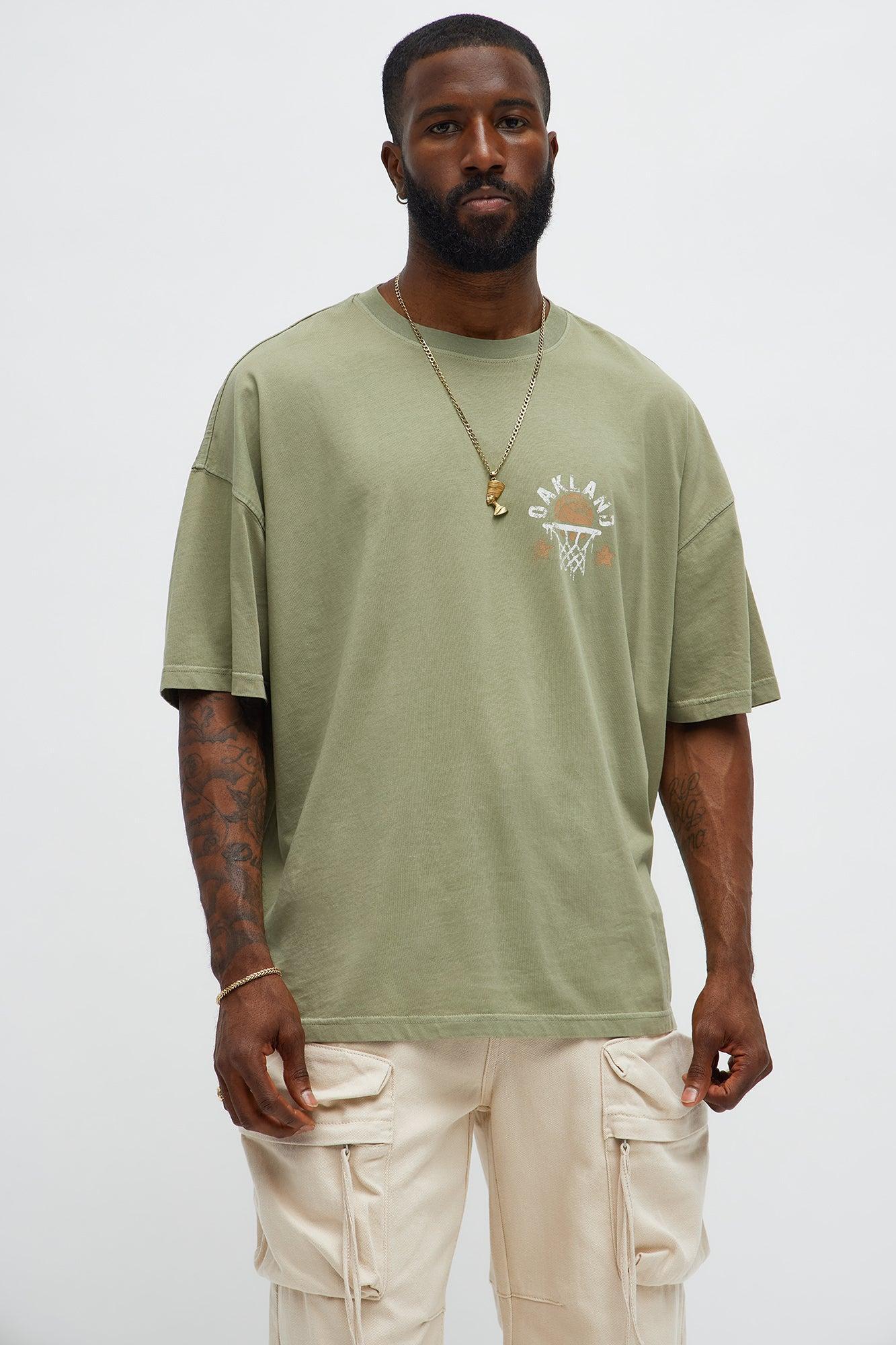 Oakland 78 Oversized Short Sleeve Tee - Olive Product Image