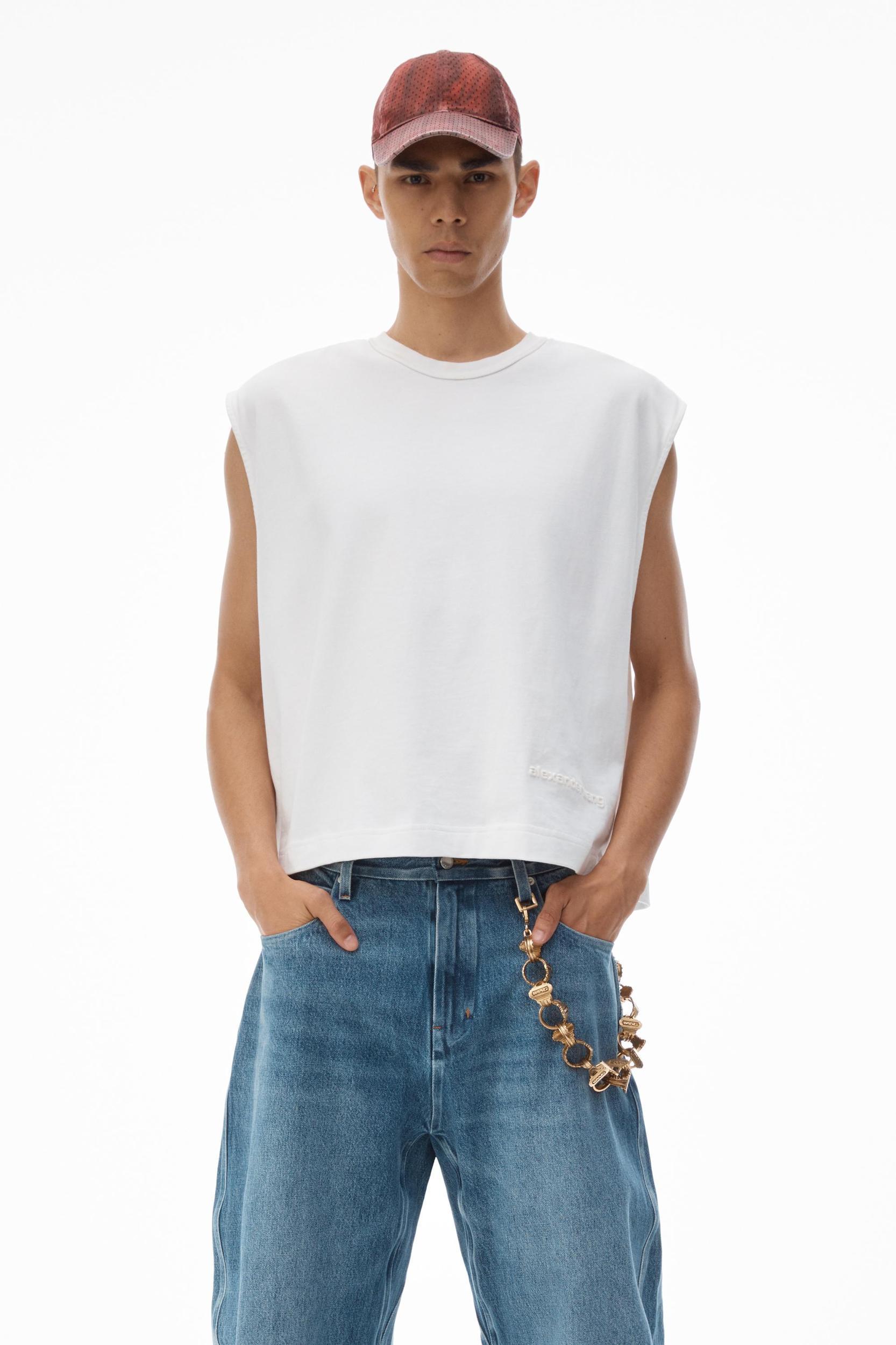 Men's Muscle Tank In Cotton Jersey Product Image