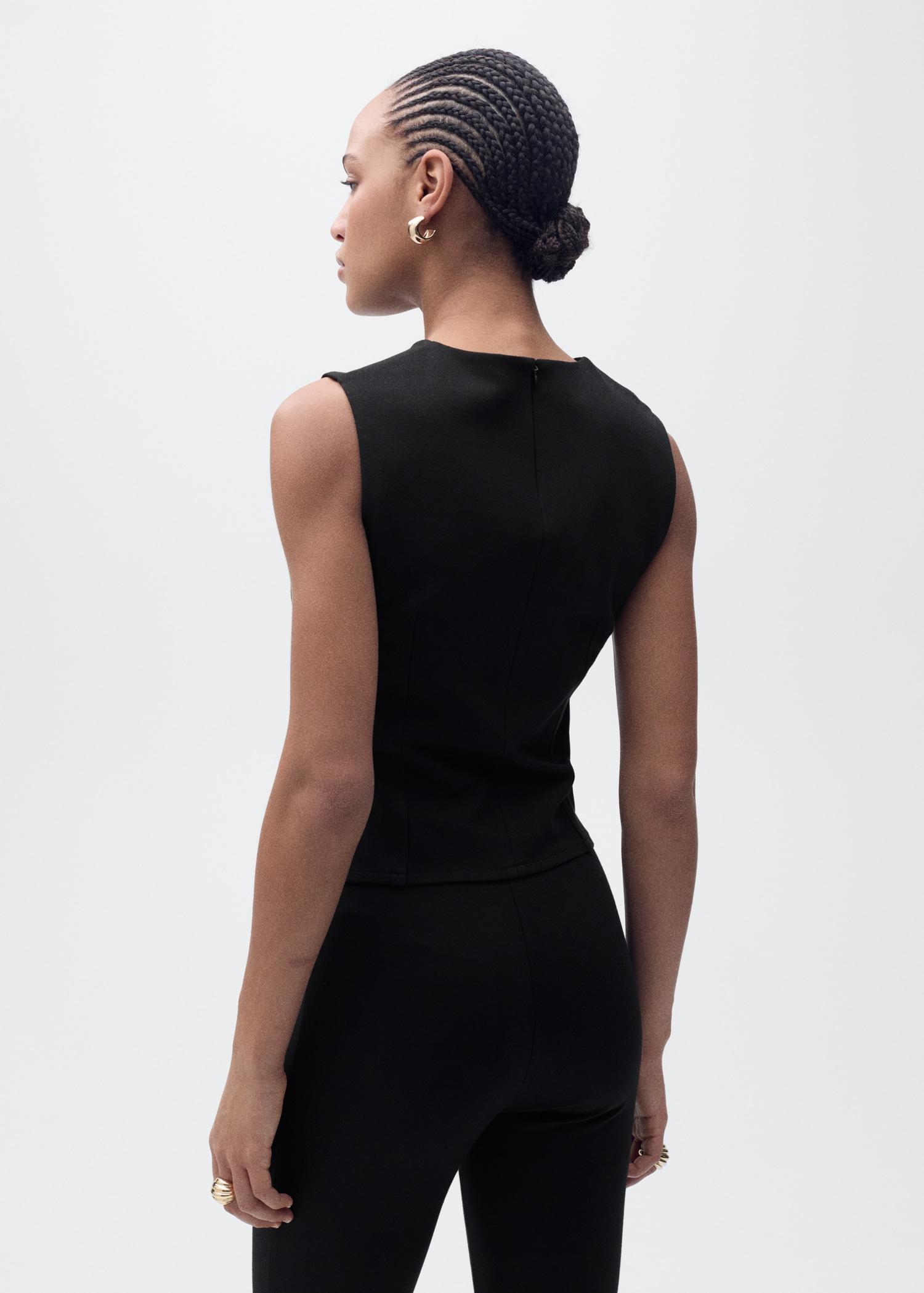 Top with wide straps - Women | MANGO USA Product Image