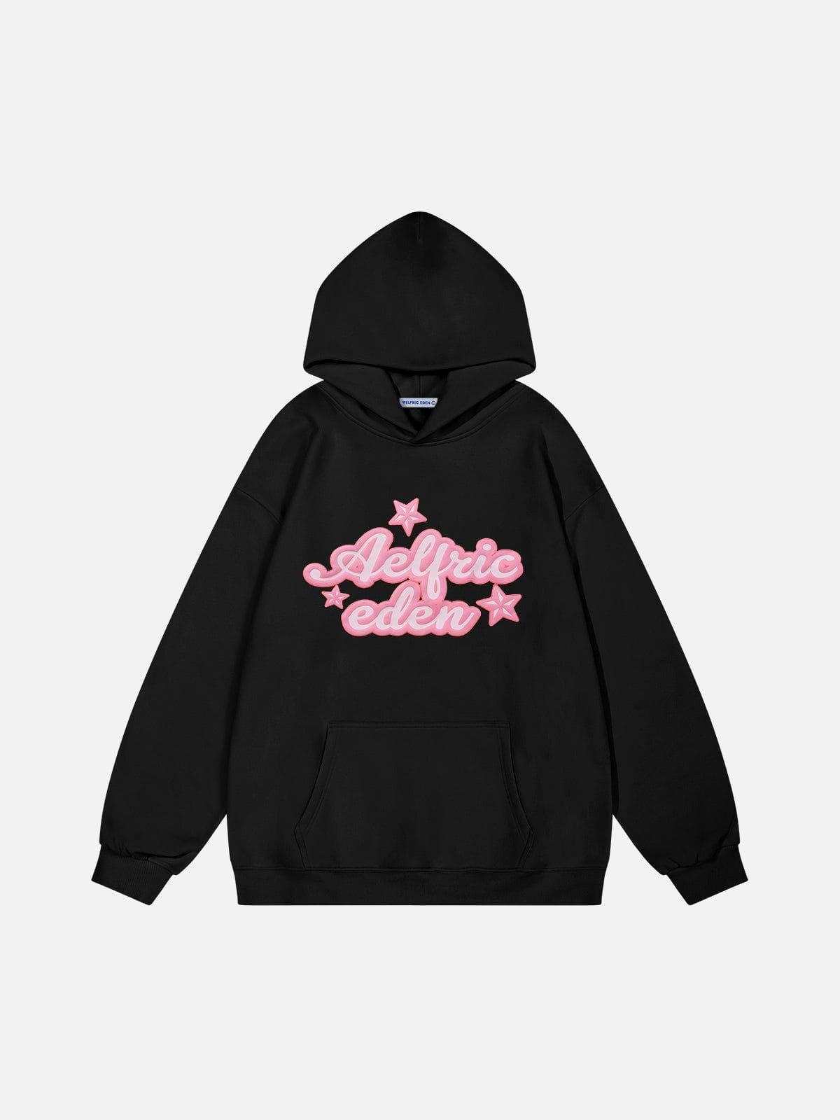 Aelfric Eden 3D Star Print Hoodie Product Image