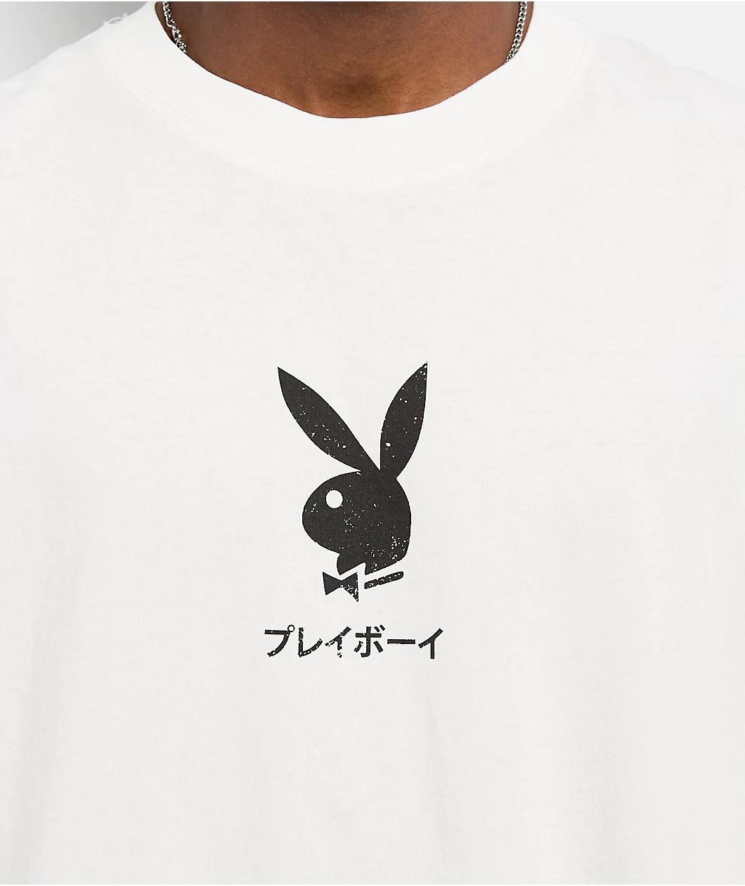 Color Bars x Playboy Ace Of Spades White T-Shirt Product Image