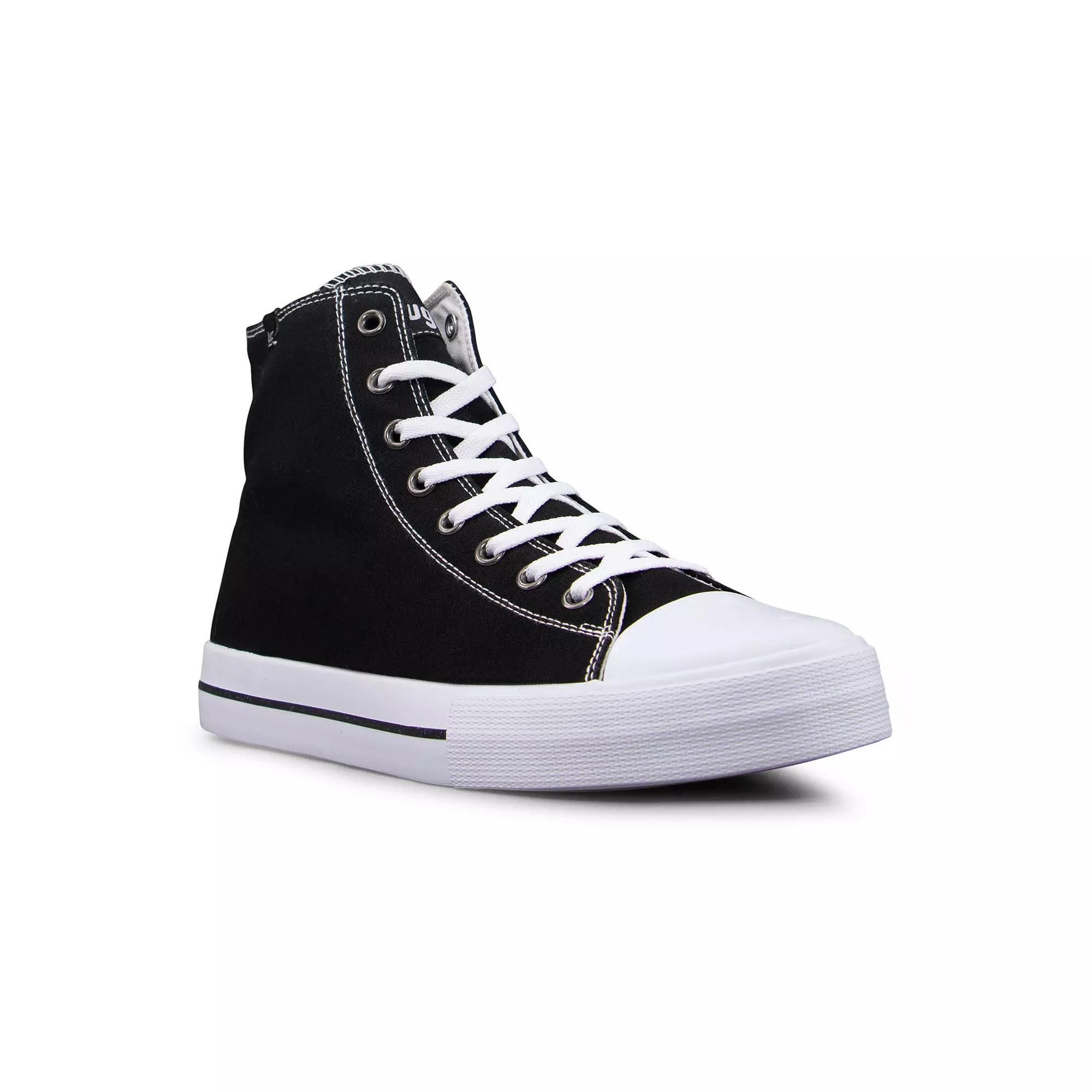Lugz Stagger Men's High Top Sneakers, Size: 6.5, Black White Product Image