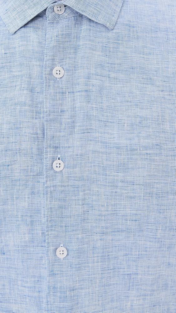 Orlebar Brown Giles Linen Button Down Shirt | Shopbop Product Image