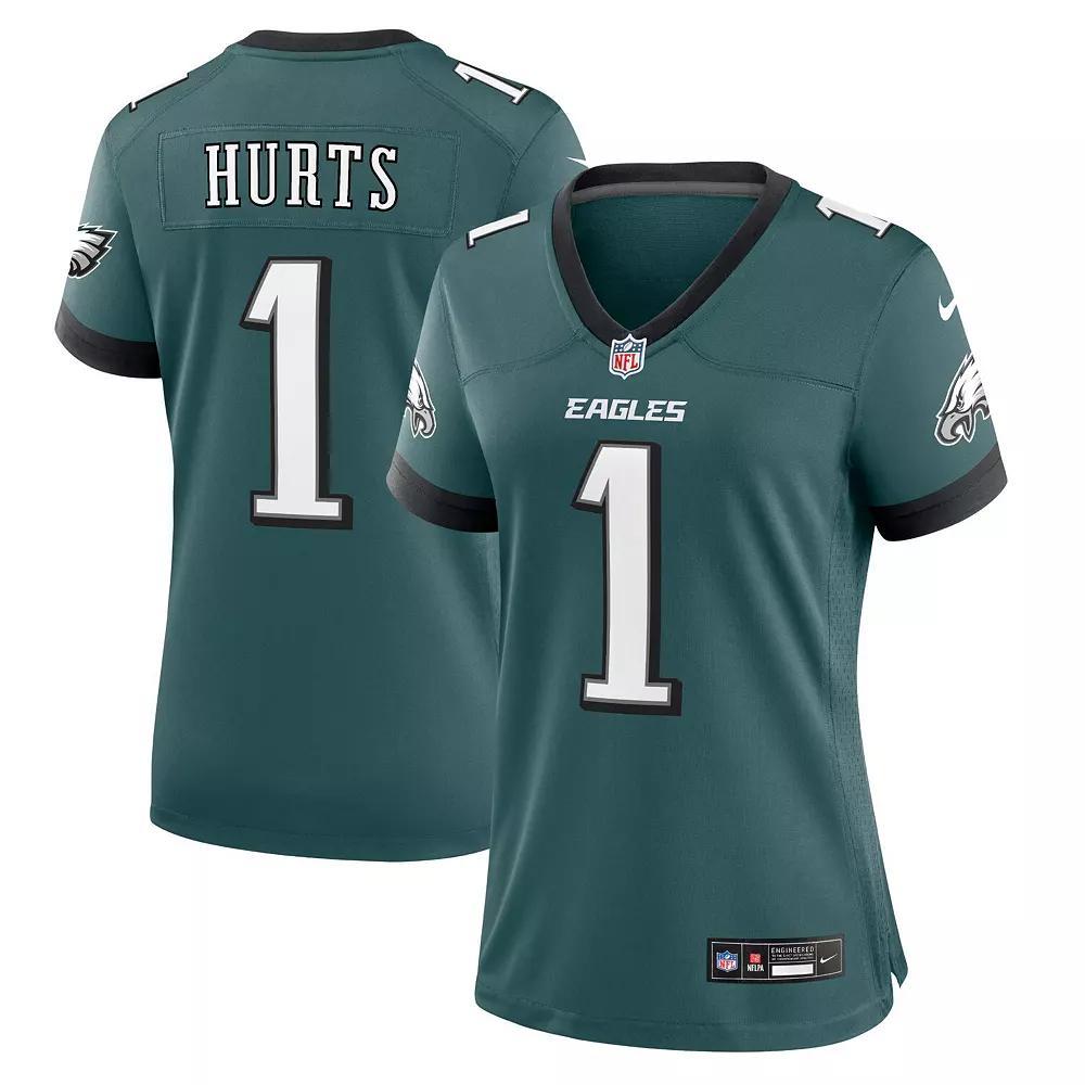 Women's Nike Jalen Hurts Midnight Green Philadelphia Eagles Team Game Jersey, Size: 2XL Product Image