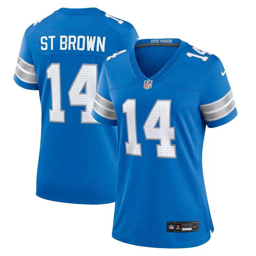 Amon-Ra St. Brown Detroit Lions Nike Women's NFL Game Football Jersey Product Image