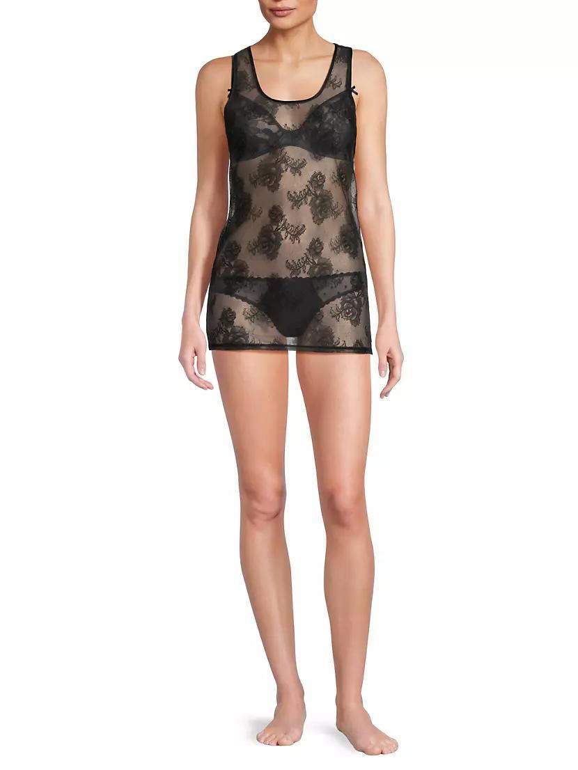 Bouquet Floral Lace Tank Top Product Image