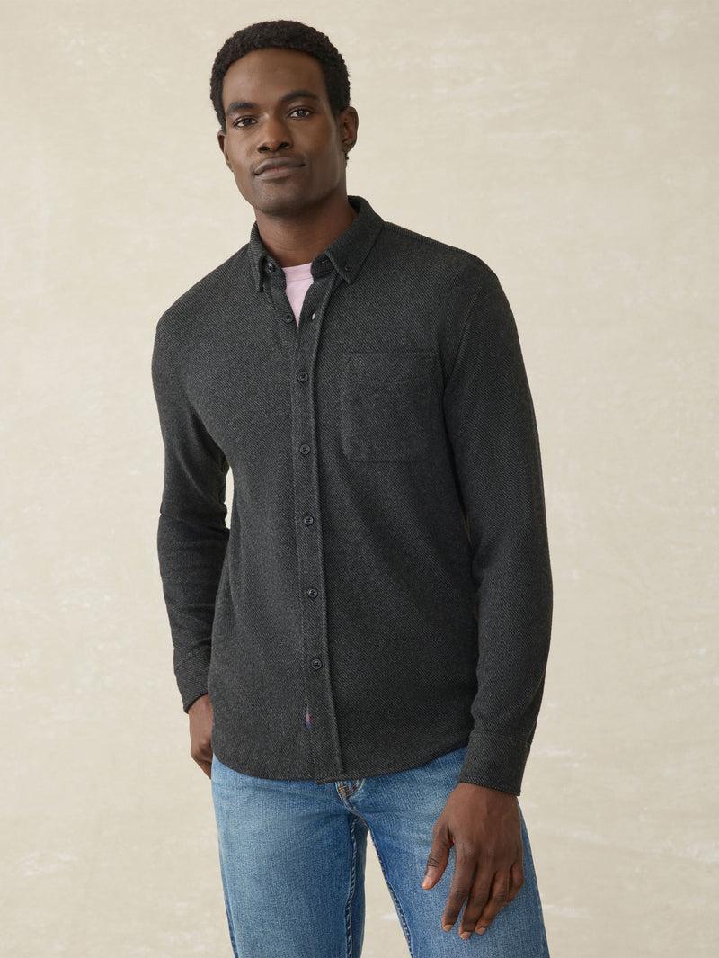Legend™ Sweater Shirt (Single Pocket) - Heathered Black Twill Product Image