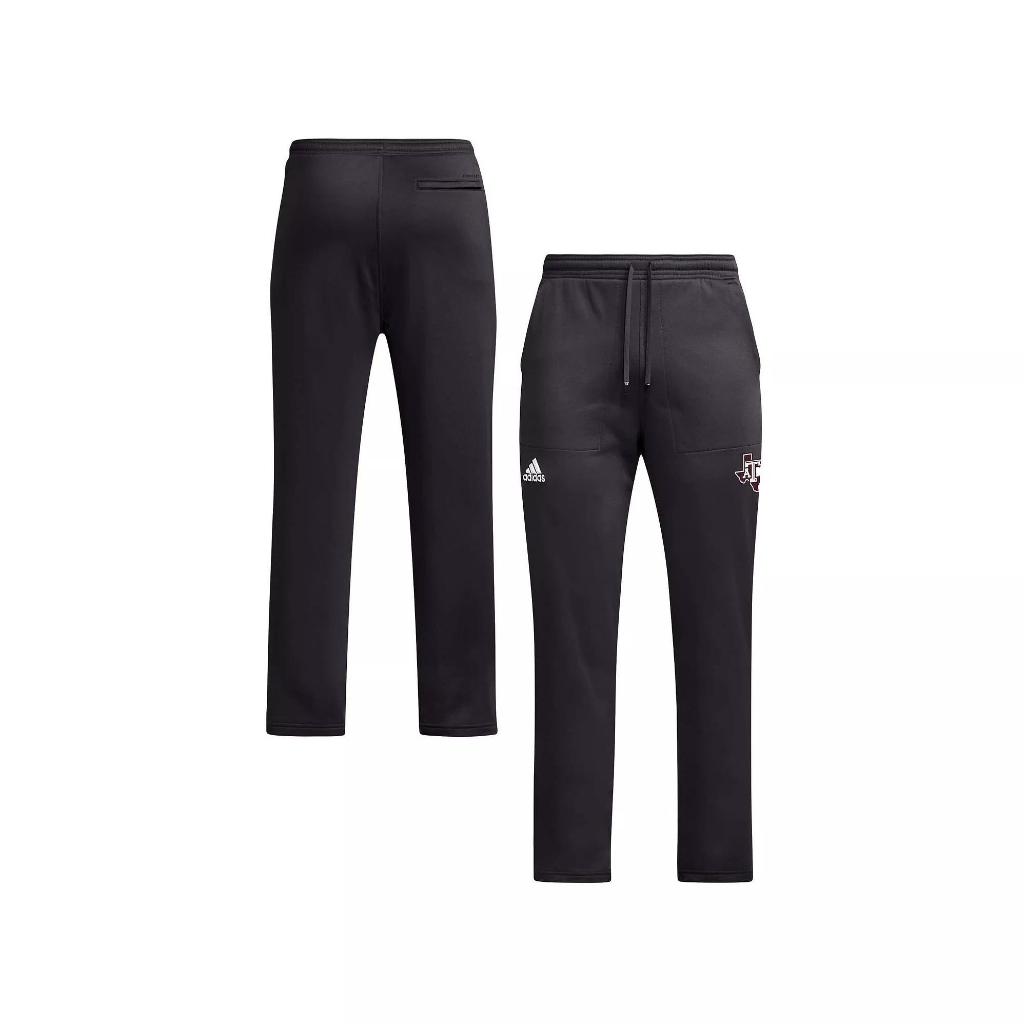 Men's adidas Black Washington Huskies Open Hem AEROREADY Pants, Size: XL Product Image