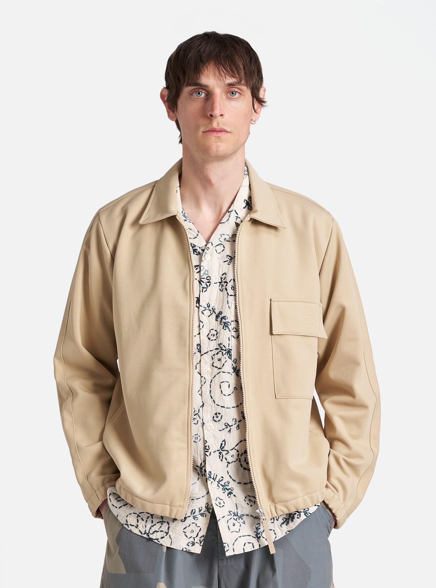 Sand Recycled Poly Organic Cotton Denis Track Top Product Image