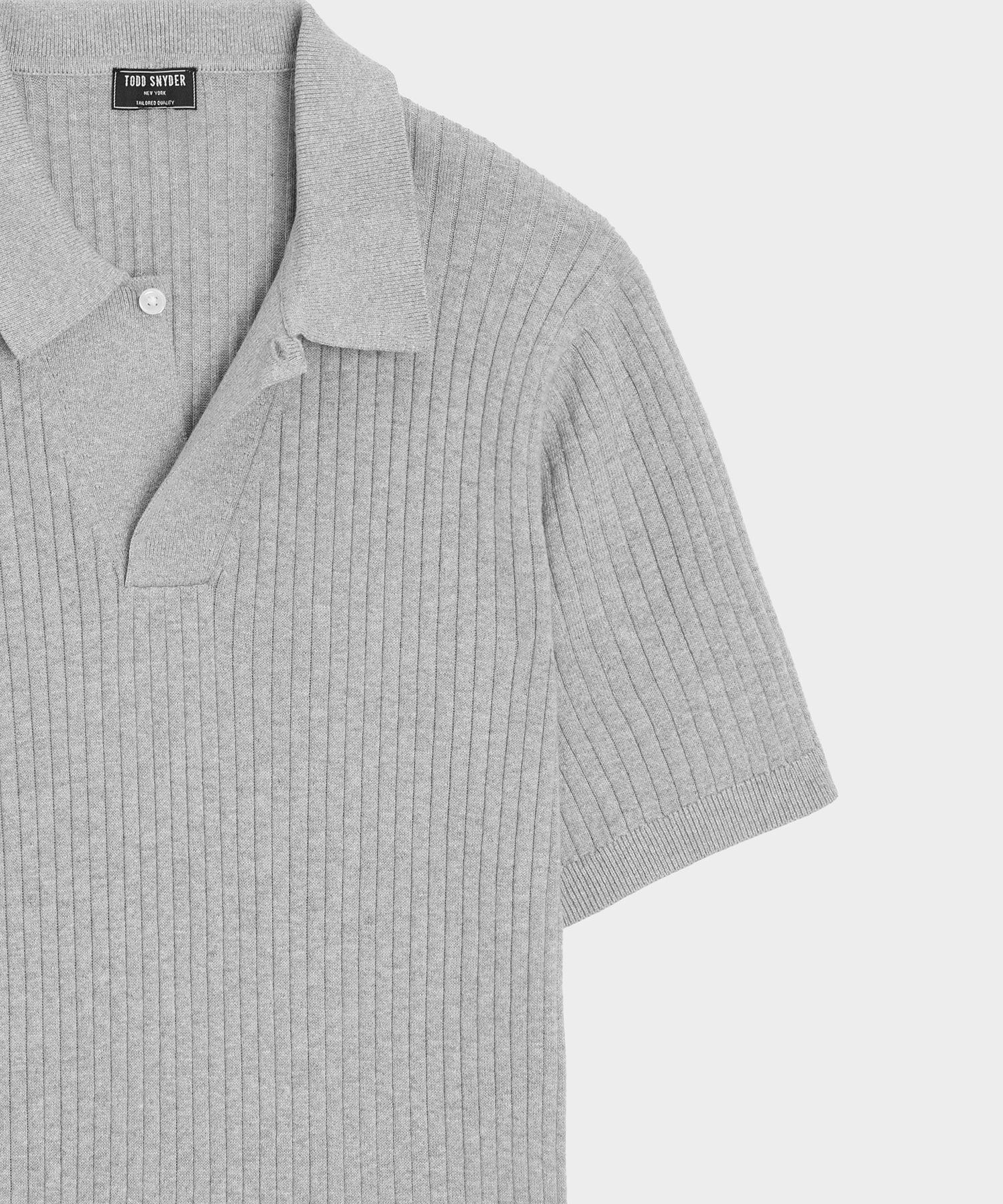 Slim Cotton-Cashmere Sweater Polo Product Image