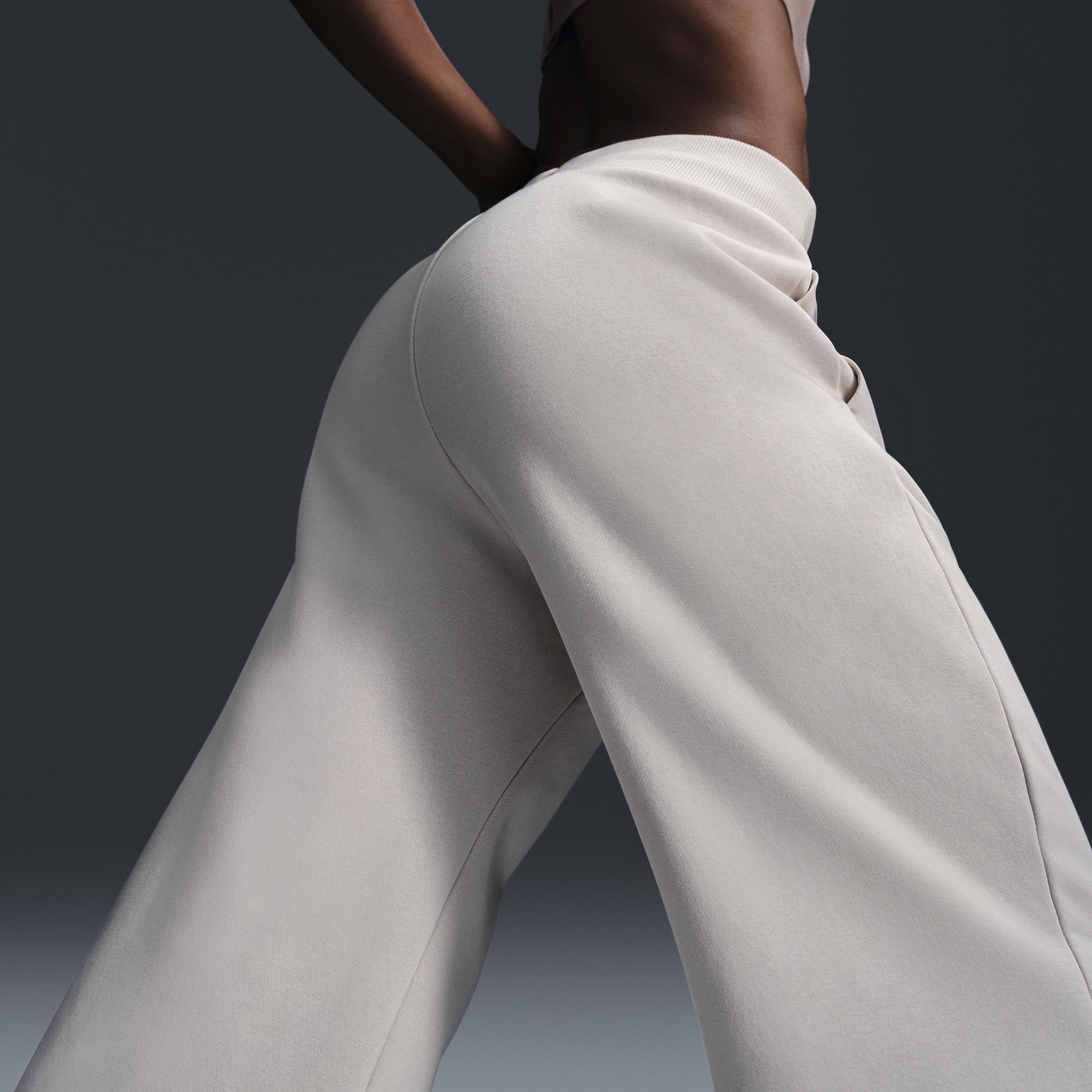 Nike Sportswear Phoenix Fleece Women's High-Waisted Wide-Leg Logo Pants Product Image