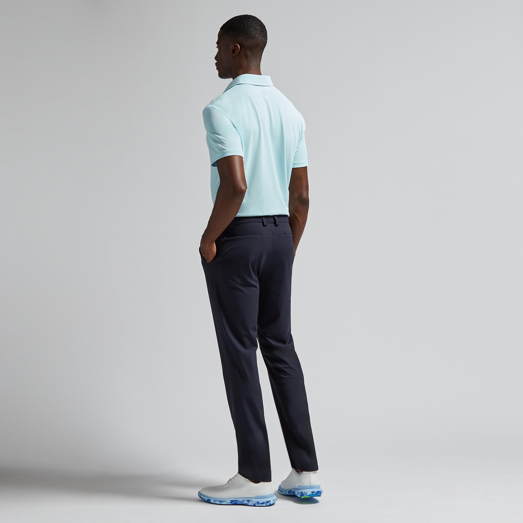 RIB GUSSET TECH PIQUÉ MODERN SPREAD COLLAR POLO Product Image