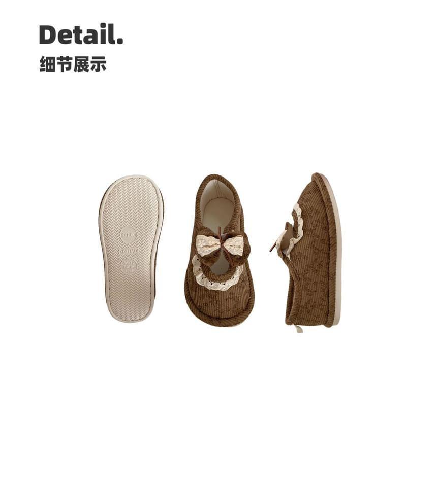 Floral Bow Slip-Ons Product Image