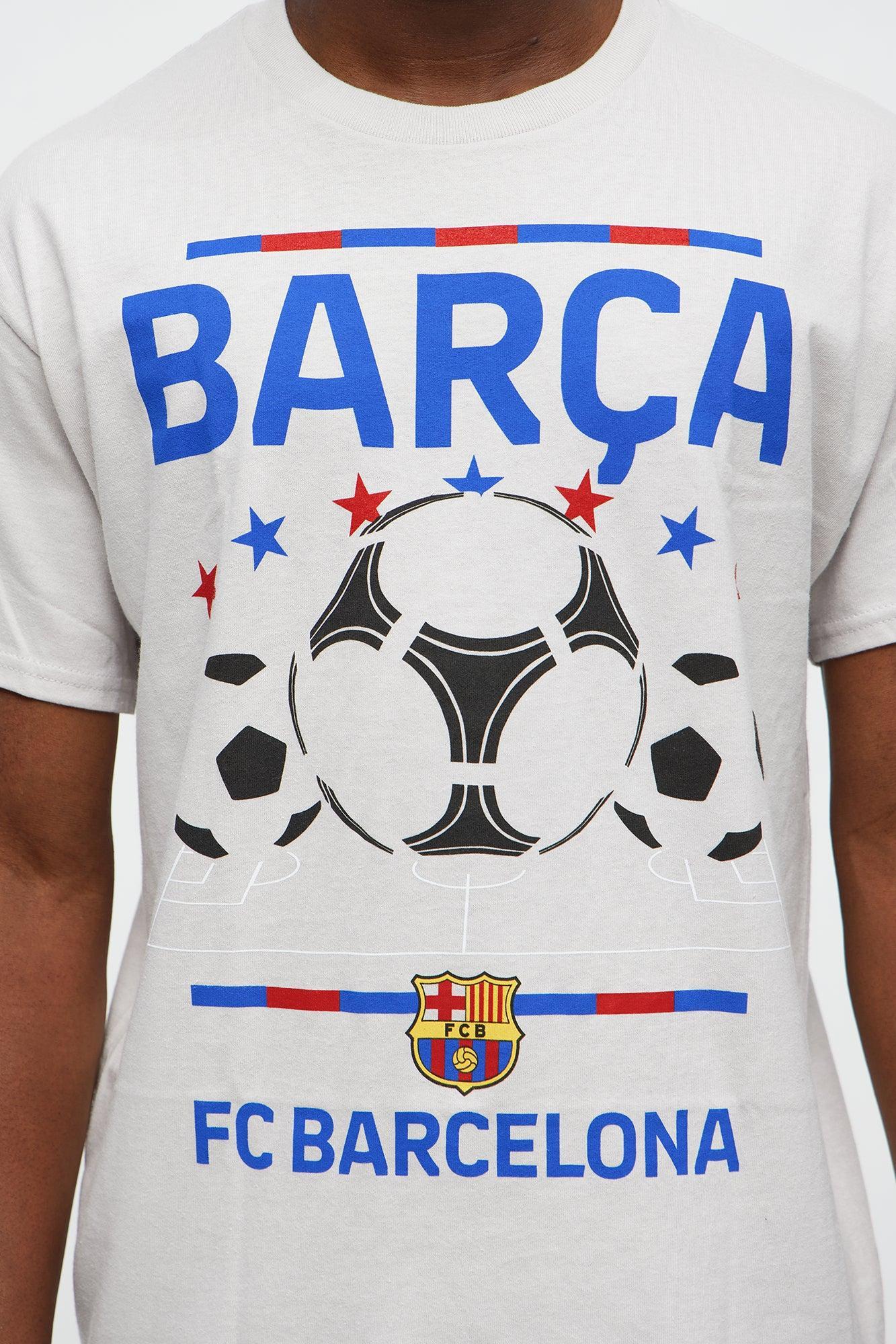 FC Barcelona Short Sleeve Tee - Grey Product Image