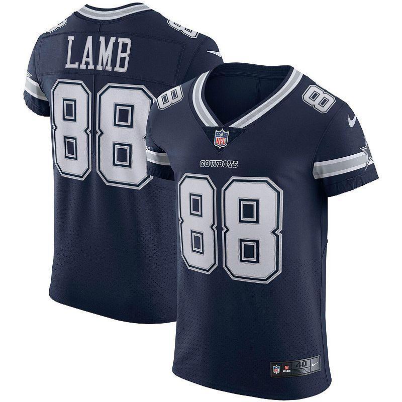 Men's Nike CeeDee Lamb Navy Dallas Cowboys Vapor Elite Jersey, Size: 48, Blue Product Image