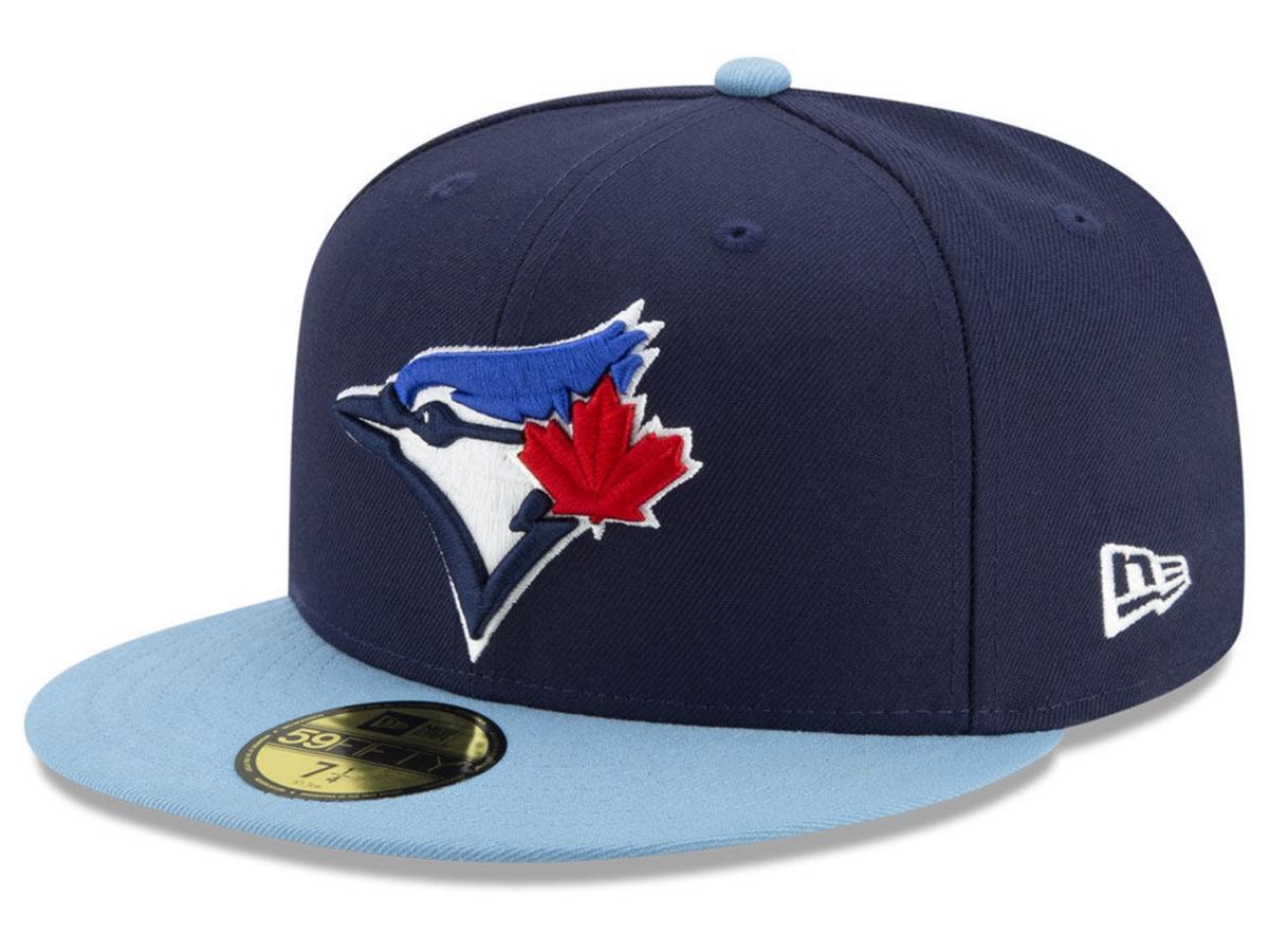 Men's New Era Navy Toronto Blue Jays Alternate 4 Authentic Collection On-Field 59FIFTY Fitted Hat, Size: 7 1/2, Jay Blue Product Image
