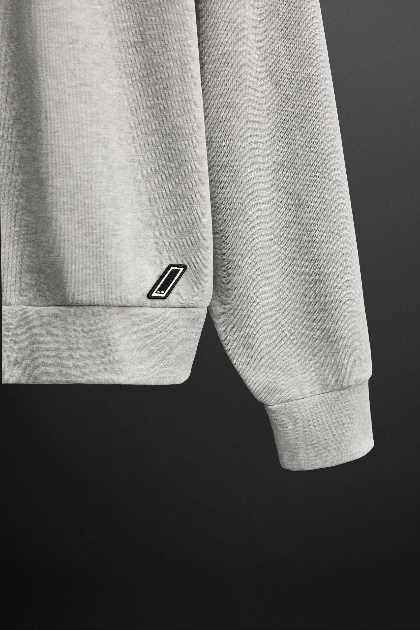 ZIP MOCK NECK SWEATSHIRT Product Image