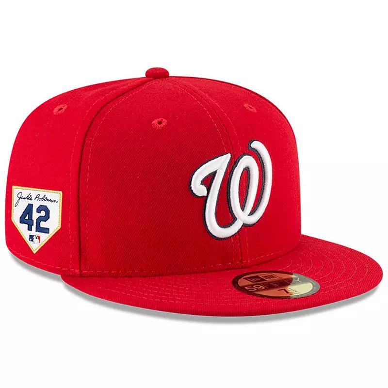 Men's New Era Royal Chicago Cubs 2023 Jackie Robinson Day 59FIFTY Fitted Hat, Size: 7 1/8, Blue Product Image