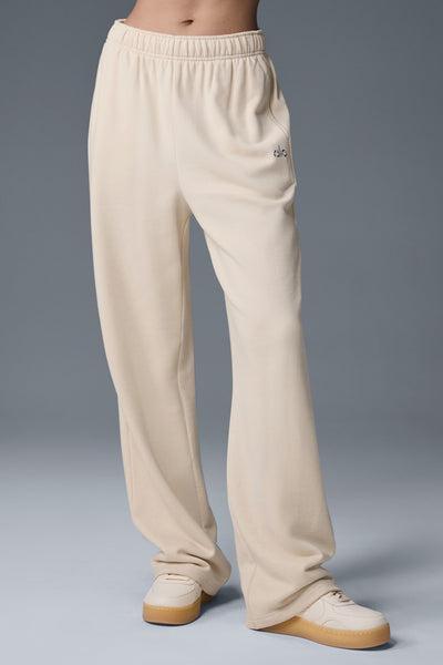 Accolade Straight Leg Sweatpant - Oat Milk Product Image