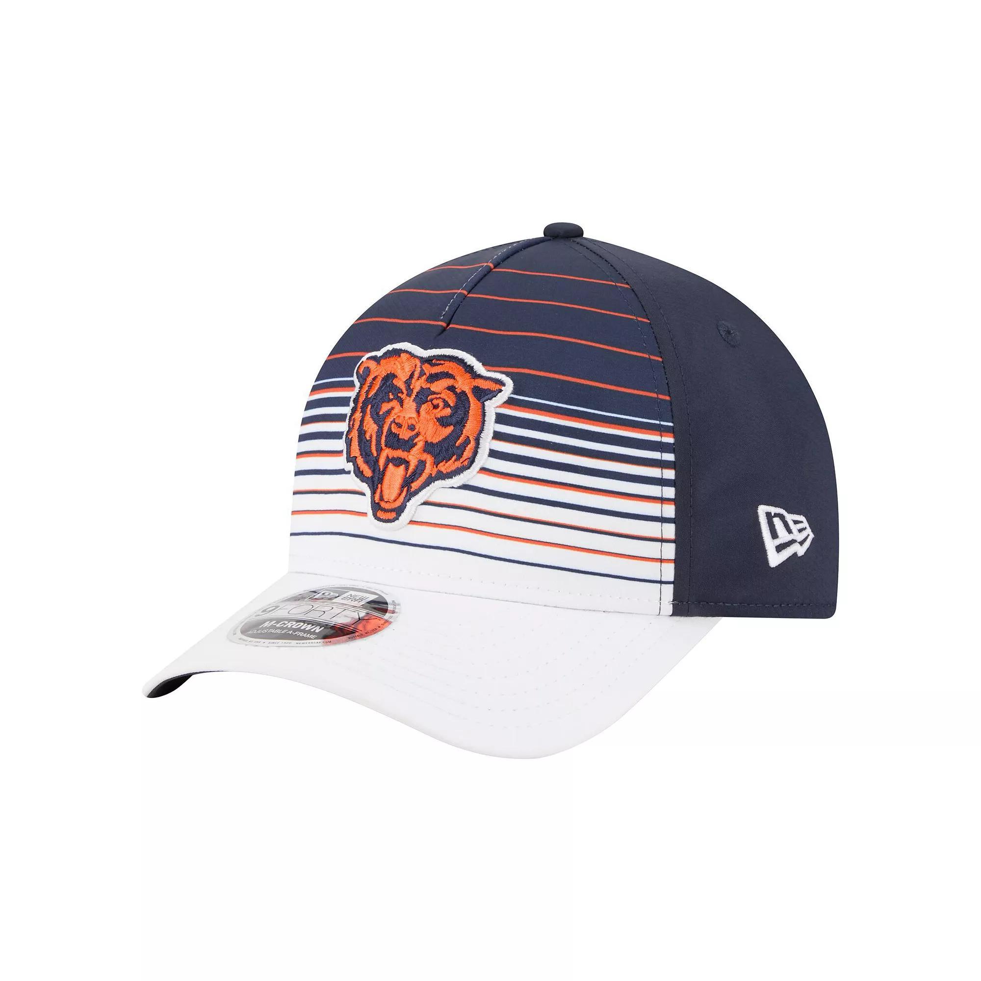 Men's New Era  White/Navy Chicago Bears Adventure Gradient 9FORTY M-Crown A-Frame Adjustable Hat Product Image