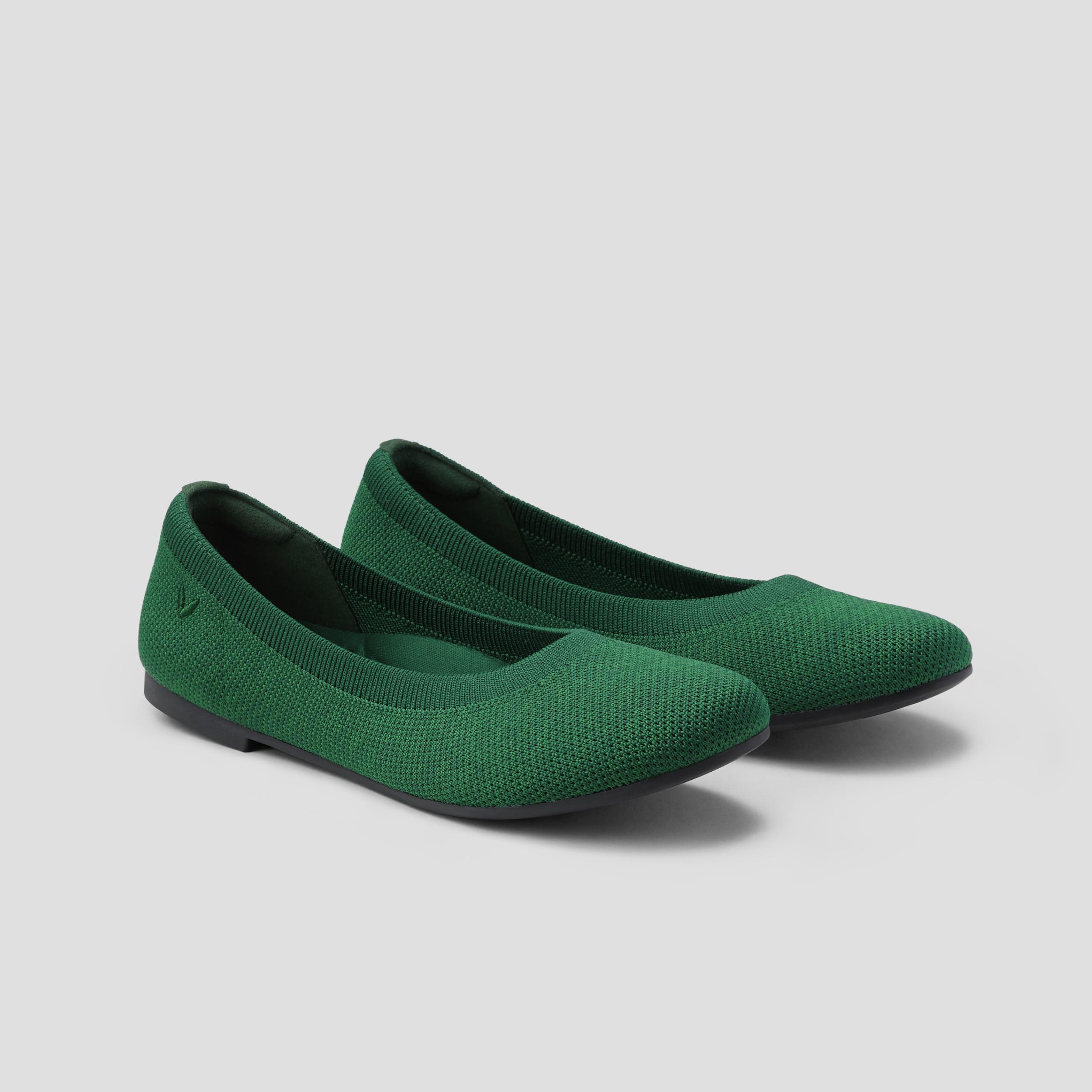 Water-Repellent Round-Toe Walking Flats (Claire Walker) Product Image