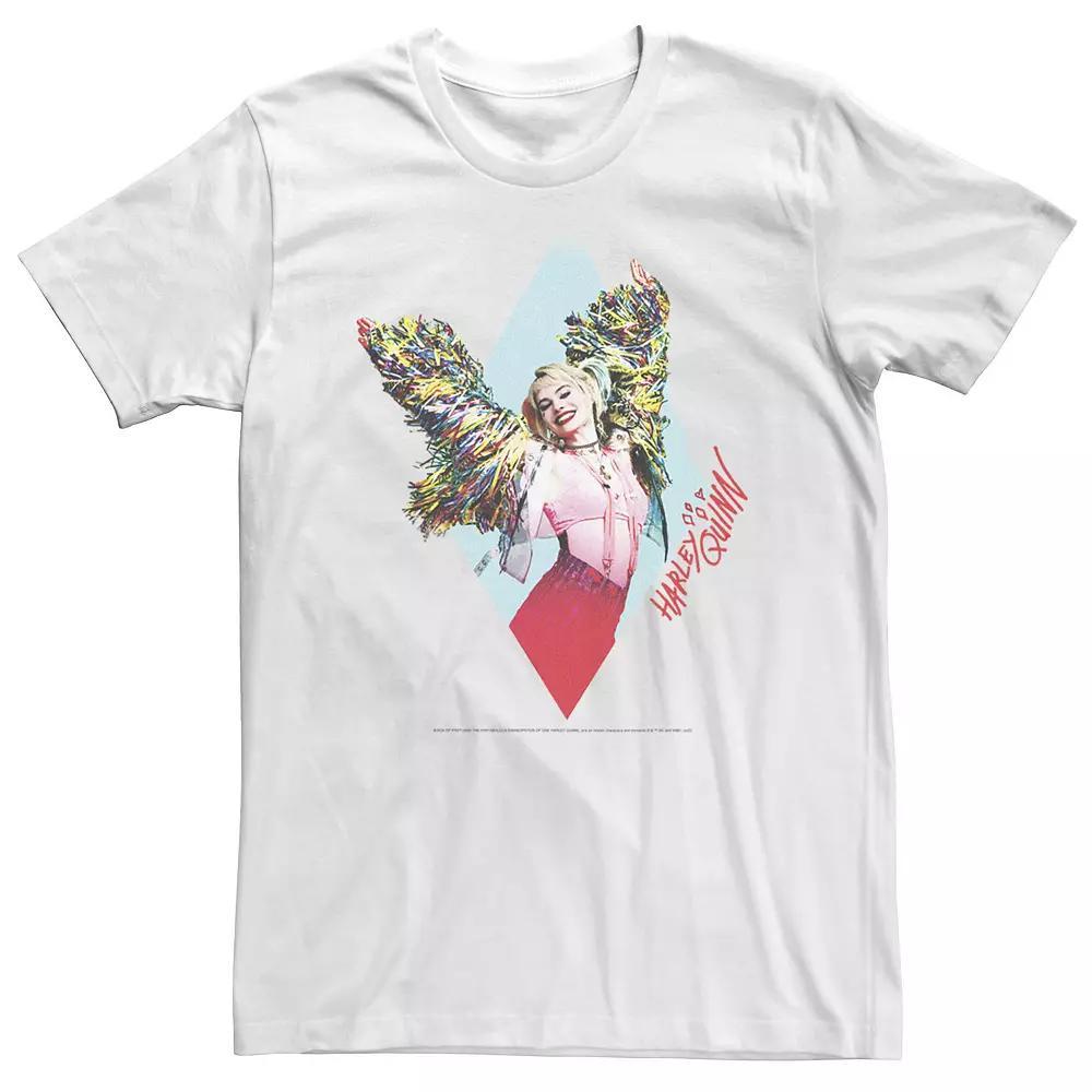 Big & Tall Suicide Squad Harley Quinn Dancing Portrait Tee, Men's, Size: XL Tall, White Product Image